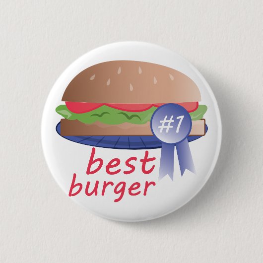Bester Burger Button (Vorderseite)
