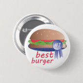 Bester Burger Button (Vorne & Hinten)