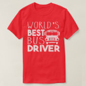 Bester Bus-Treiber 4 T-Shirt (Design vorne)