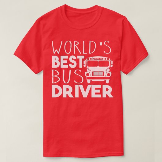 Bester Bus-Treiber 4 T-Shirt (Design vorne)