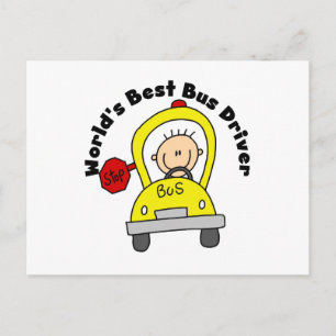 Bester Busfahrer der Welt Postkarte