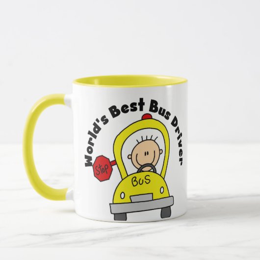 Bester Busfahrer der Welt Tasse (Links)