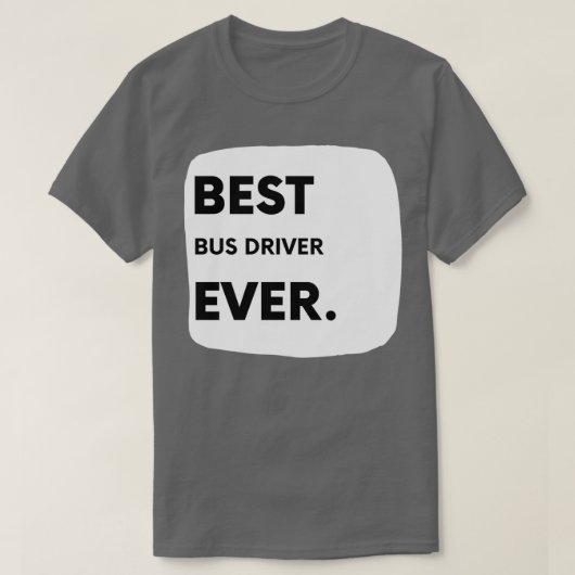 Bester Busfahrer je 15 T-Shirt (Design vorne)