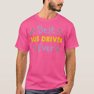 Bester Busfahrer je lustiger Schulbusfahrer T-Shirt