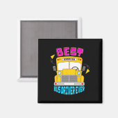 Bester Busfahrer je Niedlicher Schulweg St. Magnet (Vorderseite/Rückseite)