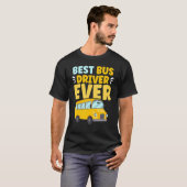 Bester Busfahrer je Schulbusfahrer T-Shirt (Vorne ganz)