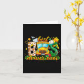 Bester Busfahrer je Schulbusfahrer zurück nach Sch Karte (Gelbe Blume)