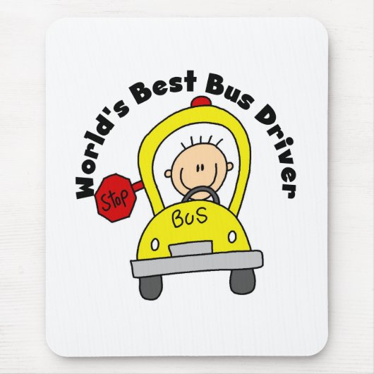 Bester Busfahrer Mousepad (Vorne)