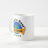 Bester Bustreiber der Welt Kaffeetasse (Vorderseite Links)
