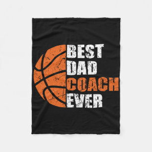 Bester Bysketbyll Vater Coach je Vatertag Retro B Fleecedecke