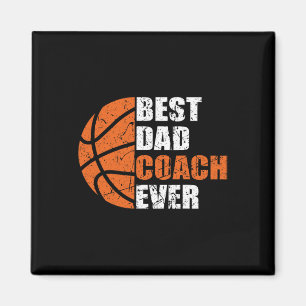 Bester Bysketbyll Vater Coach je Vatertag Retro B Magnet