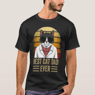Bester Cad Dad Ever Tees Cooler Vater Katze Daddy