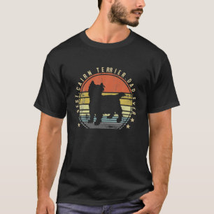 Bester Cairn Terrier Vater je Daddy gibt Dog Lover T-Shirt
