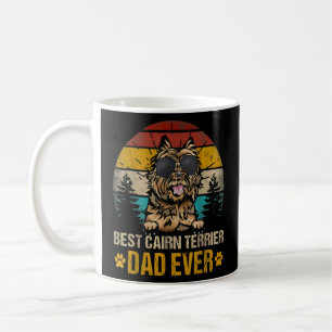 Bester Cairn Terrier-Vater überhaupt Vintage-Hund Kaffeetasse