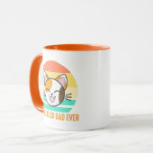 Bester Calico Vater Niedlich Calico Cat Lover Tasse (Vorderseite Links)