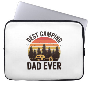 Bester Camping-Vater Aller Zeiten Vintage Camping  Laptopschutzhülle