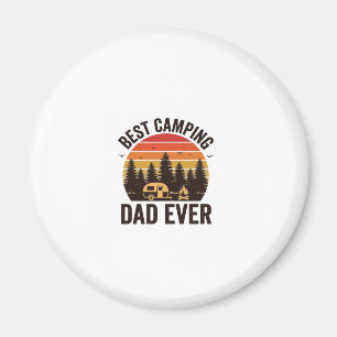 Bester Camping-Vater Aller Zeiten Vintage Camping  Magnet