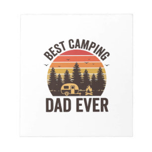 Bester Camping-Vater Aller Zeiten Vintage Camping  Notizblock