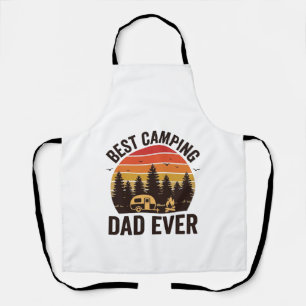 Bester Camping-Vater Aller Zeiten Vintage Camping Schürze