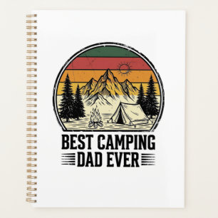 Bester Camping-Vater Aller Zeiten Vintage Outdoor- Planer