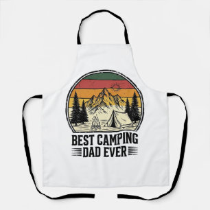 Bester Camping-Vater aller Zeiten Vintage Outdoor- Schürze