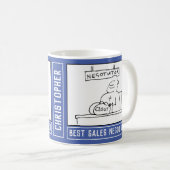 Bester Cartoon mit Name Choice. Kaffeetasse (VorderseiteRechts)