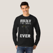 Bester Cat Sitter je Beruflicher Sitzplatz für Hau T-Shirt (Vorne ganz)