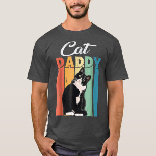 Bester Cat Vater Daddy Ever Cat Lover Vintager Fun T-Shirt