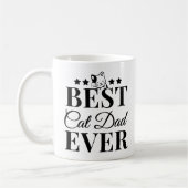 Bester Cat Vater Ever - Cat Vater Kaffeetasse (Links)