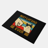 Bester Cat Vater Ever Funny Cat Daddy Fußmatte (Schrägansicht)