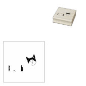 Bester Cat Vater Ever Funny Cat Daddy Gummistempel (Stempel)