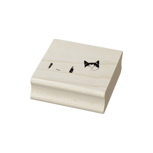 Bester Cat Vater Ever Funny Cat Daddy Gummistempel (Stempel)