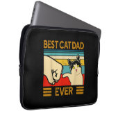 Bester Cat Vater Ever Funny Cat Daddy Laptopschutzhülle (Vorne Rechts)