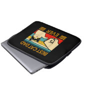 Bester Cat Vater Ever Funny Cat Daddy Laptopschutzhülle (Vorne Knopf)