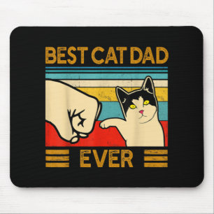 Bester Cat Vater Ever Funny Cat Daddy Mousepad