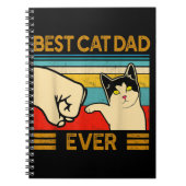 Bester Cat Vater Ever Funny Cat Daddy Notizblock (Vorderseite)