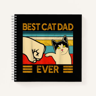 Bester Cat Vater Ever Funny Cat Daddy Notizblock