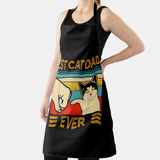 Bester Cat Vater Ever Funny Cat Daddy Schürze (InSitu)