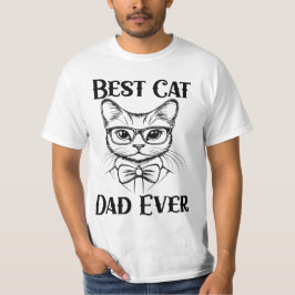 Bester Cat Vater Ever, Funny Cat Vater T-Shirt