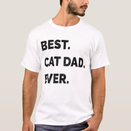 Bester Cat Vater Ever Funny Fathers Day Kitty Sarc T-Shirt
