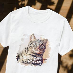 Bester Cat Vater Ever Simple Modern Grunge Cooles T-Shirt