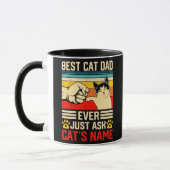Bester Cat Vater Frage Cat's Name Happy Tasse (Links)