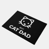 Bester Cat Vater Fußmatte (Schrägansicht)