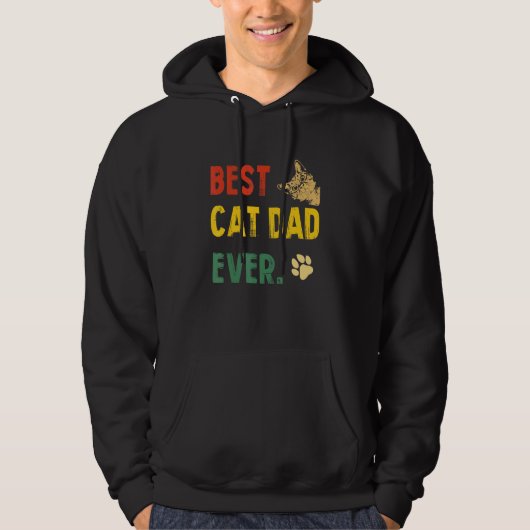 Bester Cat Vater je _2 Hoodie (Vorderseite)