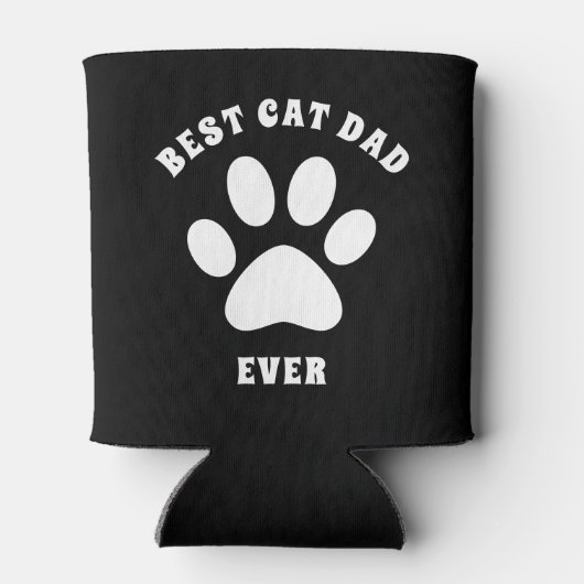 Bester Cat-Vater je benutzerdefinierten Text Perso Dosenkühler (Rückseite)