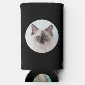 Bester Cat-Vater je benutzerdefinierter Text und 2 Selters Dosenkühler (Rückseite)