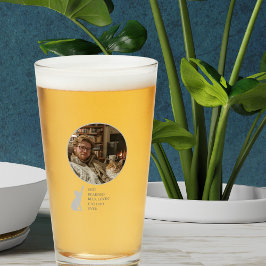 Bester Cat Vater je benutzerdefiniertes Foto Glas