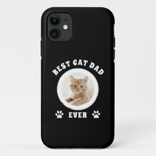 Bester Cat Vater je benutzerdefiniertes Foto Perso Case-Mate iPhone Hülle