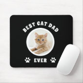 Bester Cat Vater je benutzerdefiniertes Foto Perso Mousepad (Mit Mouse)