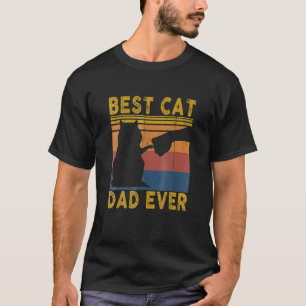 Bester Cat Vater je Cat Daddy Pater S Day T-Shirt